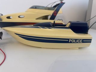 Barco Playmobil y Barca Policía