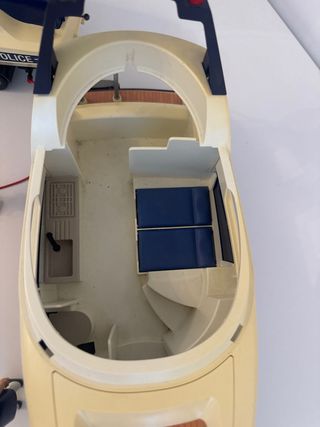 Barco Playmobil y Barca Policía