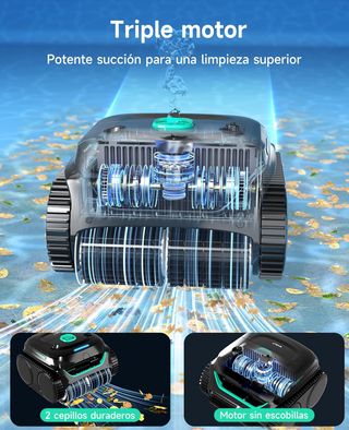 WYBOT C2 Limpiafondos Piscina, Robot Limpiafondos