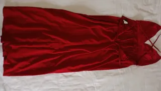 Vestido largo elegante rojo