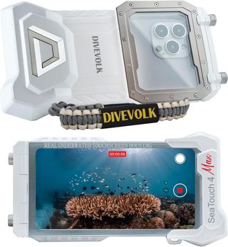 DIVEVOLK Funda de buceo compatible con iPhone 12/1