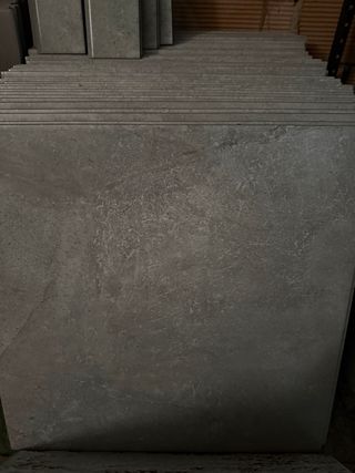 6 m² de losas grises
