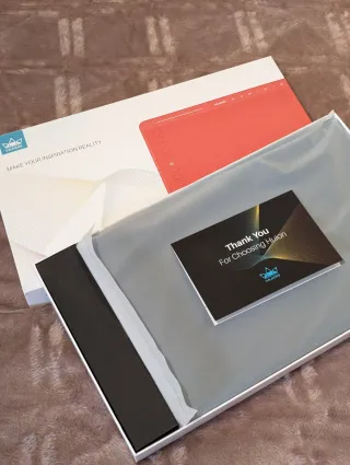 HUION HS611 Tableta Gráfica + Caja y Accesorios