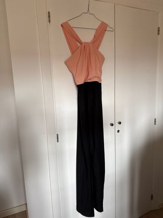 Mono largo rosa y negro