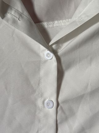 Camisa blanca corta SHEIN Talla M