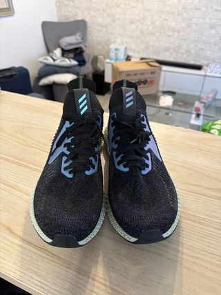 Zapatillas Adidas Negras y Turquesa