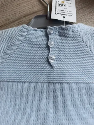 Pelele azul lana Picotex 12 meses