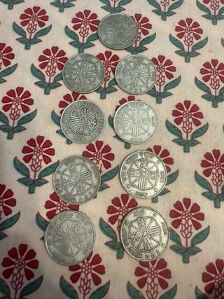 Monedas 100 Pts Plata Paquillos