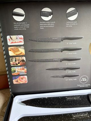 Set 5 coltelli Royalty Line + pelapatate