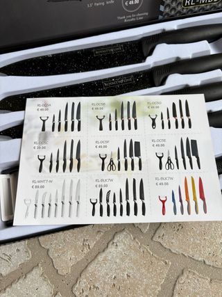 Set 5 coltelli Royalty Line + pelapatate