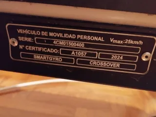 Patinete Eléctrico SmartGyro Negro