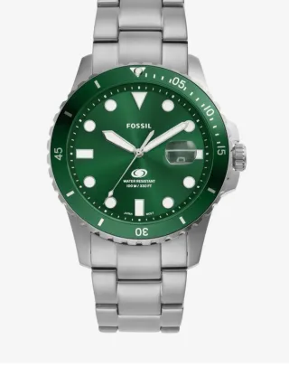 Reloj Fossil Verde y Plateado modelo FS6033