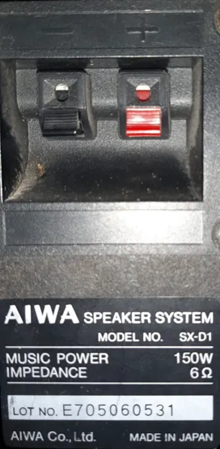 Altavoces Aiwa SX-D1