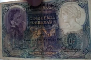 Billete 50 Pesetas 1931