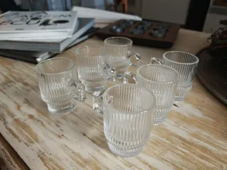 Promo 6 Canecas Vidro Mid-Century