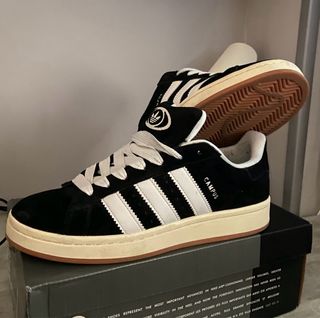 Zapatillas Adidas Campus Negras y Blancas