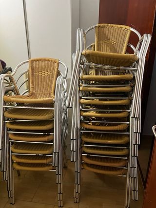 Sillas de terraza apilables terraza bar