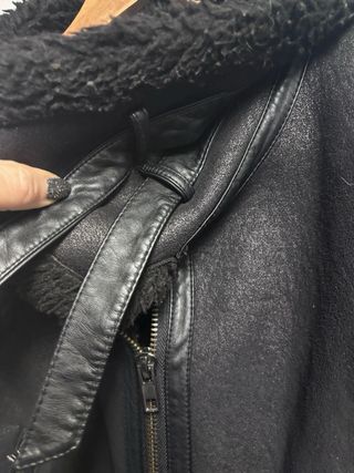 Cazadora Negra Violeta Talla M