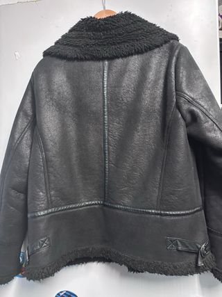 Cazadora Negra Violeta Talla M