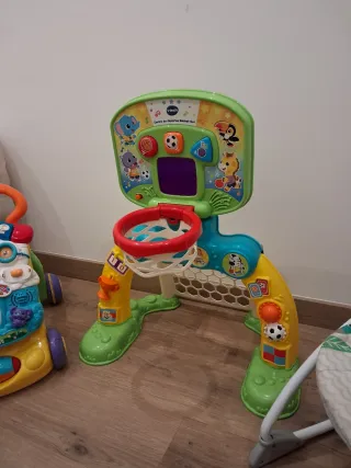 Lote Juguetes Bebé: Andador, Porteria y Hamaquita