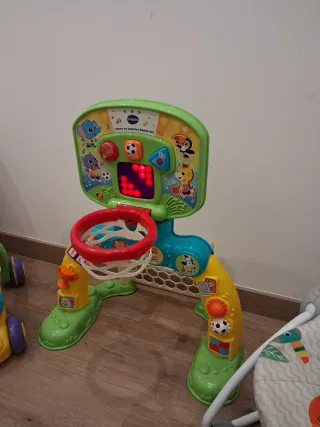 Lote Juguetes Bebé: Andador, Porteria y Hamaquita