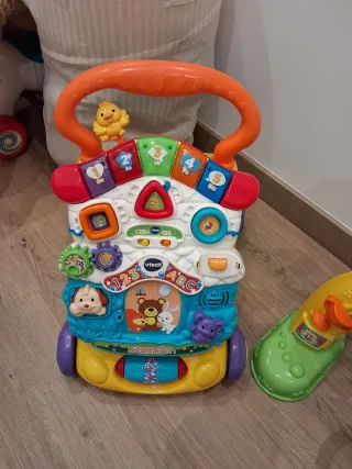 Lote Juguetes Bebé: Andador, Porteria y Hamaquita