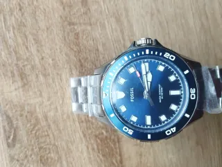 Reloj Fossil Azul y Plateado Modelo BQ2881