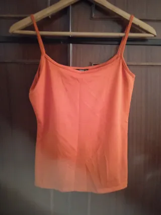 Camiseta de tirantes naranja
