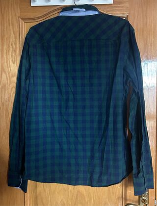 Camisa hombre de cuadros nueva sin uso