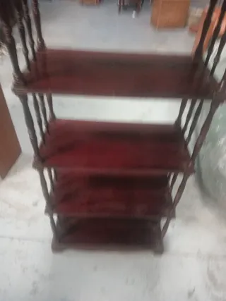 Estantería madera clásica 5 baldas