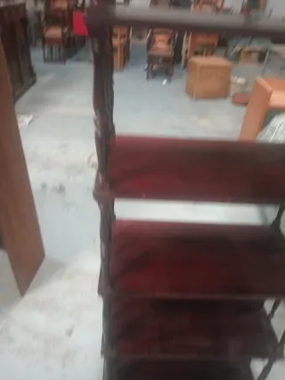 Estantería madera clásica 5 baldas