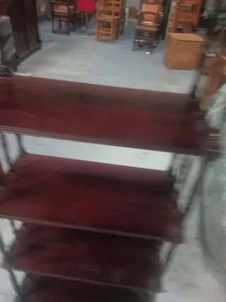 Estantería madera clásica 5 baldas