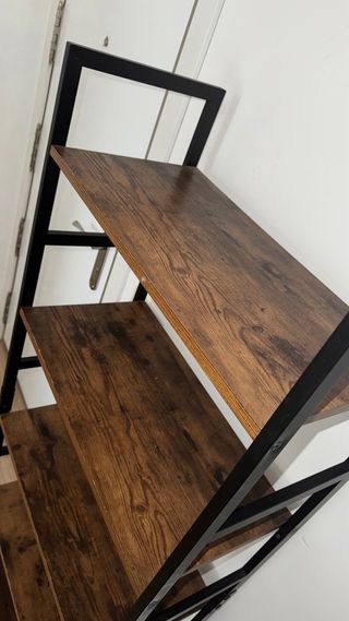 Estantería Metálica y Madera vintage