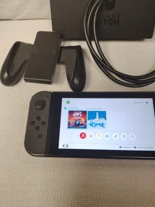 Nintendo Switch+ Mandos+Juego+Cable HDMI