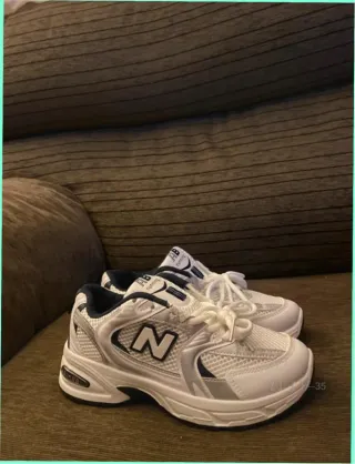 New Balance 530 Blancas Plata Marino