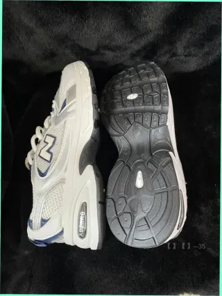 New Balance 530 Blancas Plata Marino