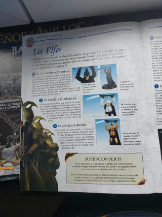 Figuras Elfos y guerreros gondor para Pintar