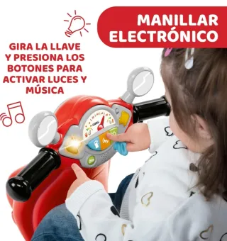 Correpasillos Vespa bebé con sonidos