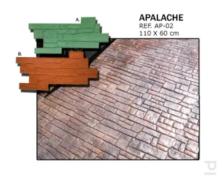 Moldes para pavimento impreso