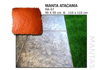 Moldes para pavimento impreso