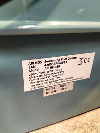 Robot Limpiafondos AREBOS Piscina Automático