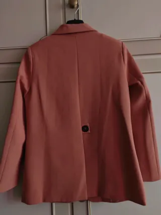 Giacca elegante color pesca