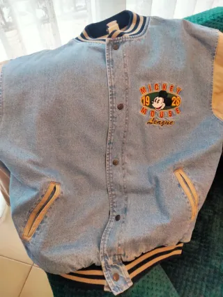 Cazadora vaquera vintage Mickey Mouse