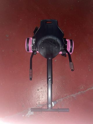 Hoverboard rosa con silla de manejo sin cargador