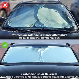 Parasol Coche Delantero,Protección Solar Coche,Pro