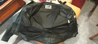 Chaqueta de cuero VANUCCI para moto