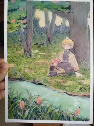 Impresión de arte Zenitsu en el bosque