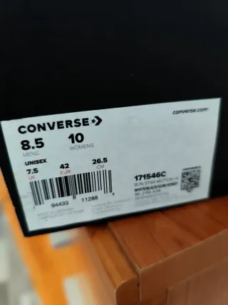 Converse All Star Platform Multicolor Tg 42