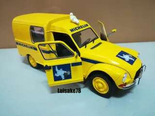 Maqueta Citroën 2CV Asistencia Michelin 1:18