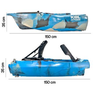 Kayak a pedales WHALE ONE modular